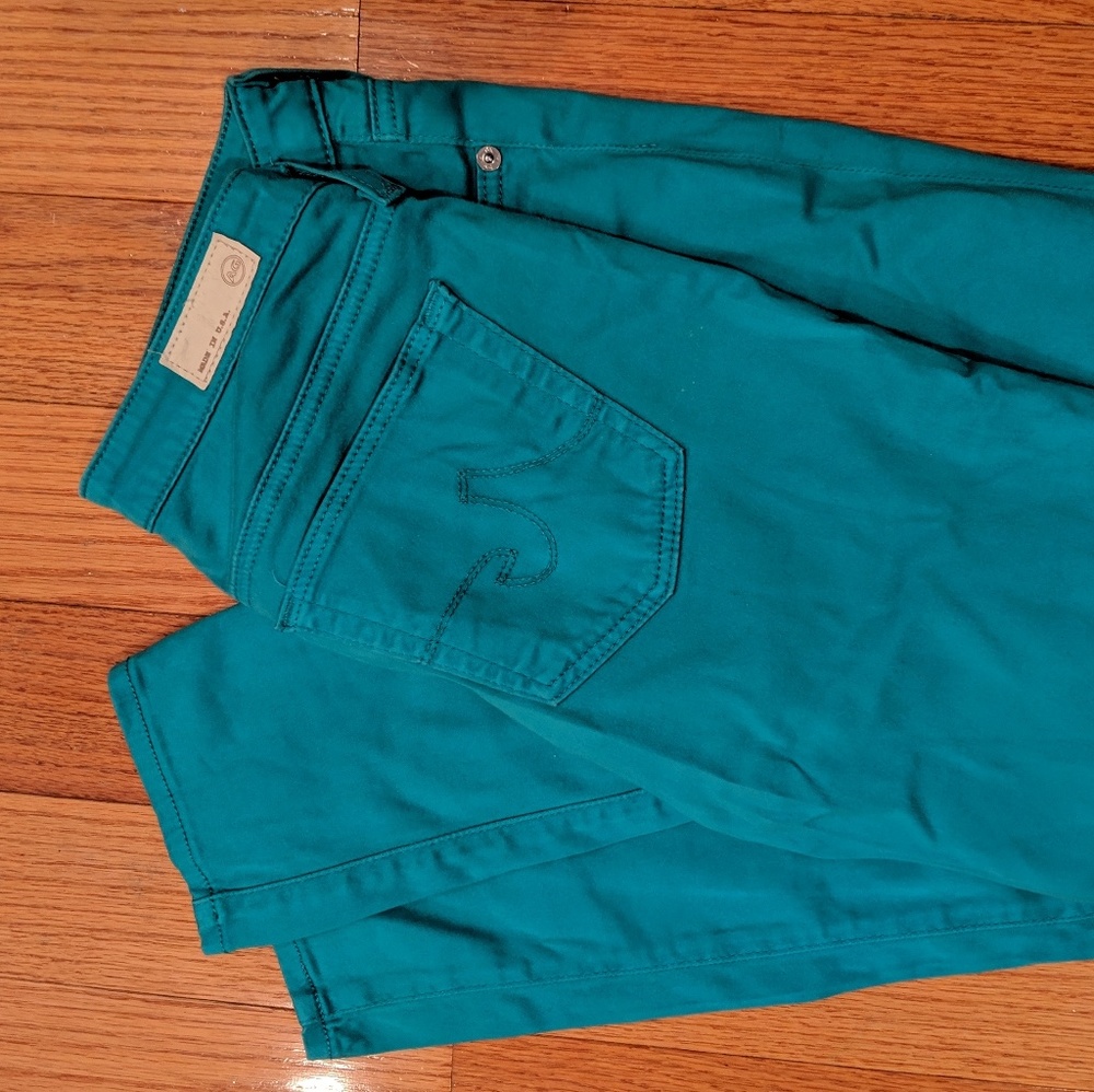 LAST CHANCE - AG The Legging Ankle Turquoise